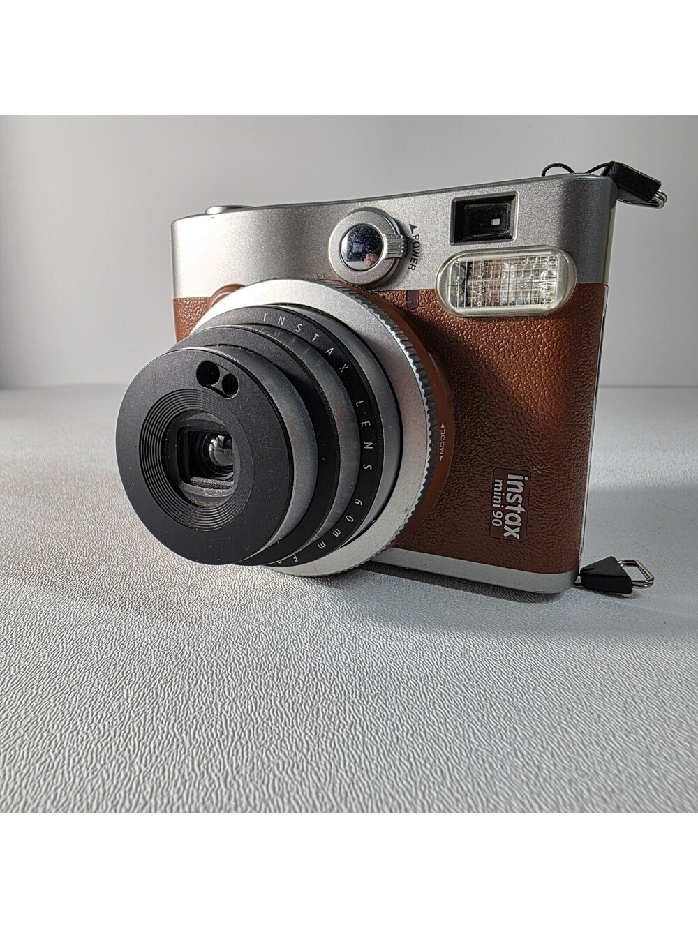 Fujifilm Instax Mini 90 Neo Classic Instant Camera Brown Tested and Working